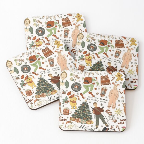 Item preview, Christmas Pop Culture Collage - Funny Holiday Icons & Quotes designed and sold by Vicky021.