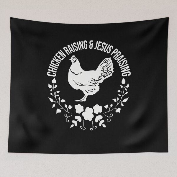 Item preview, Chicken Raising Jesus Praising designed and sold by EricaMaude1.