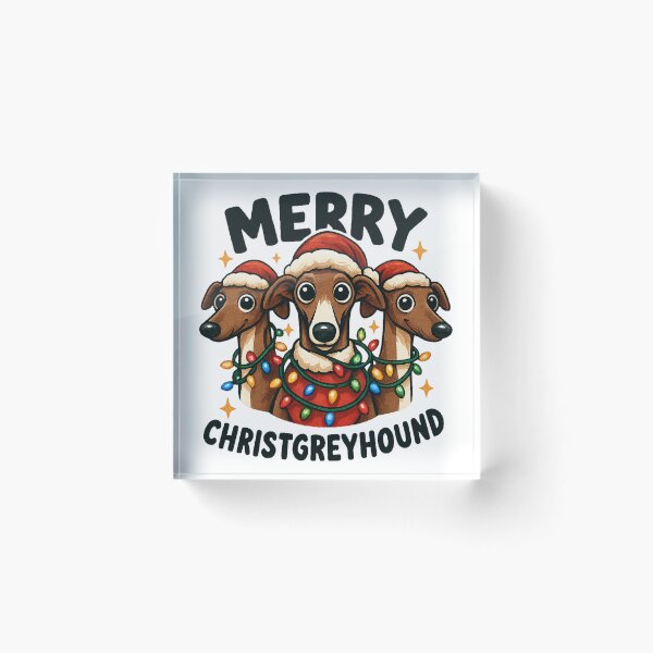 Item preview, Christmas Greyhound designed and sold by maximinano100k.