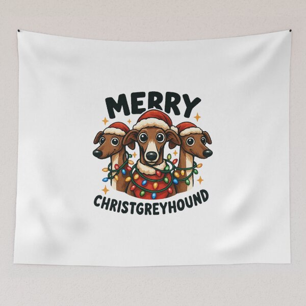 Item preview, Christmas Greyhound designed and sold by maximinano100k.