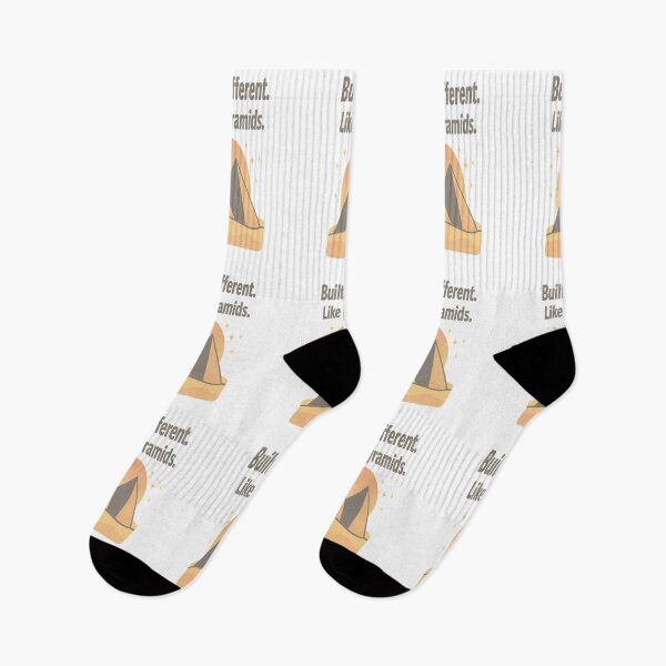 Item preview, Built Different Like Pyramids | Motivational Desert Aesthetic Pyramid Design designed and sold by TrendMixDesigns.