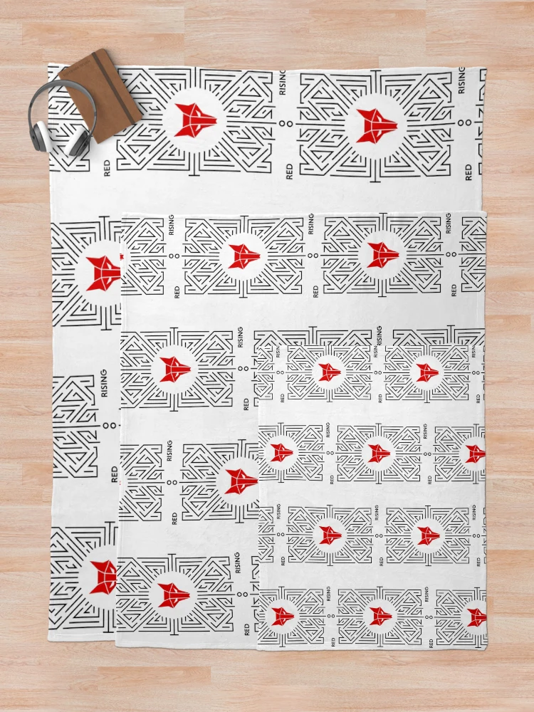 Thumbnail 5 of 6, Throw Blanket, Red Rising designed and sold by yash-lucian.