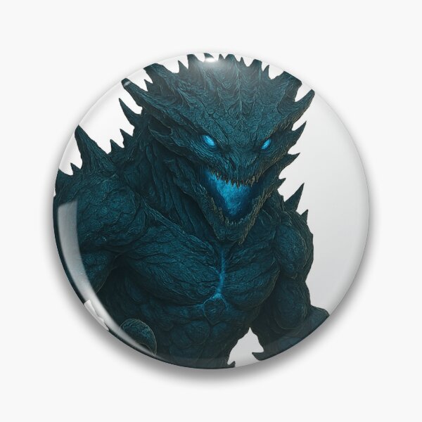 Item preview, Dark Elemental Monster | Epic Blue Fantasy Creature Art Print designed and sold by Elderlight Studio - L. Vlashev.