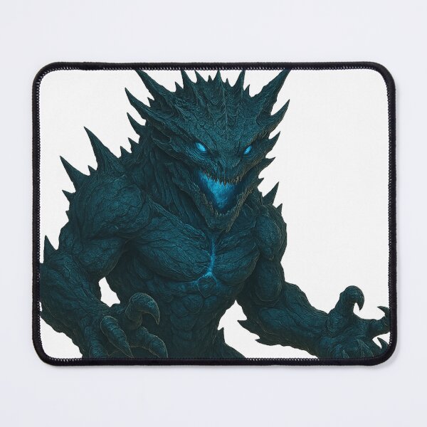 Item preview, Dark Elemental Monster | Epic Blue Fantasy Creature Art Print designed and sold by Elderlight Studio - L. Vlashev.