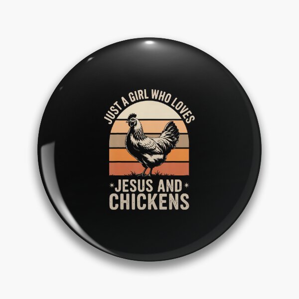 Item preview, Just A Girl Who Loves Jesus And Chickens designed and sold by EricaMaude1.