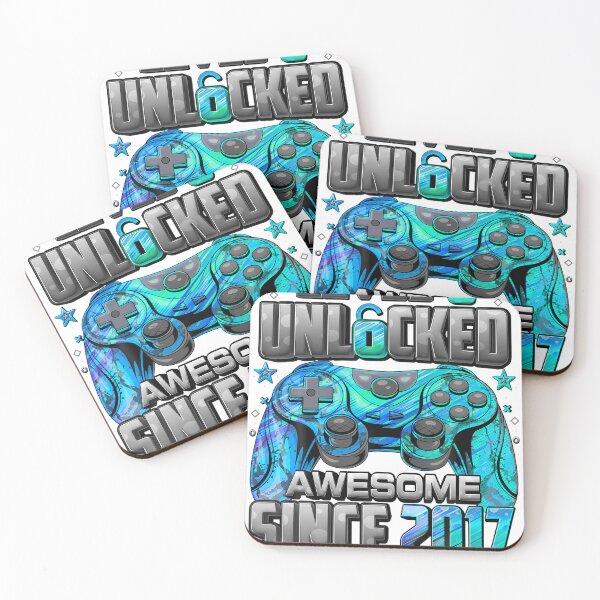 Item preview, Level 8 Unlocked Awesome Since 2017 8Th Birthday Gaming designed and sold by TysonLangosh.