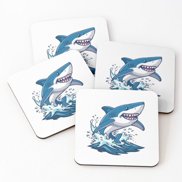 Item preview, Extreme shark jumping out of the water designed and sold by TMAShop.
