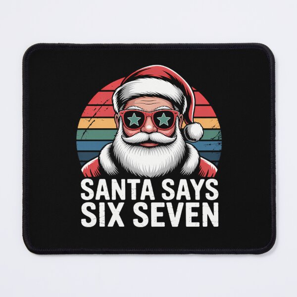 Item preview, Santa Happy Bruh Holiday Retro Santa Claus Says Six Seven designed and sold by ChadnoSmith.