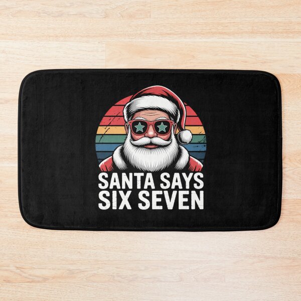 Item preview, Santa Happy Bruh Holiday Retro Santa Claus Says Six Seven designed and sold by ChadnoSmith.