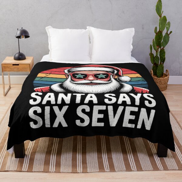 Item preview, Santa Happy Bruh Holiday Retro Santa Claus Says Six Seven designed and sold by ChadnoSmith.