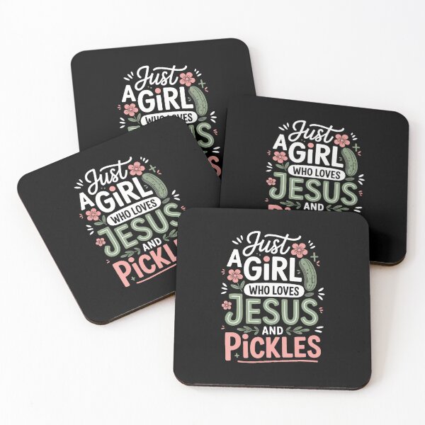 Item preview, Just A Girl Who Loves Jesus And Pickles designed and sold by EricaMaude1.