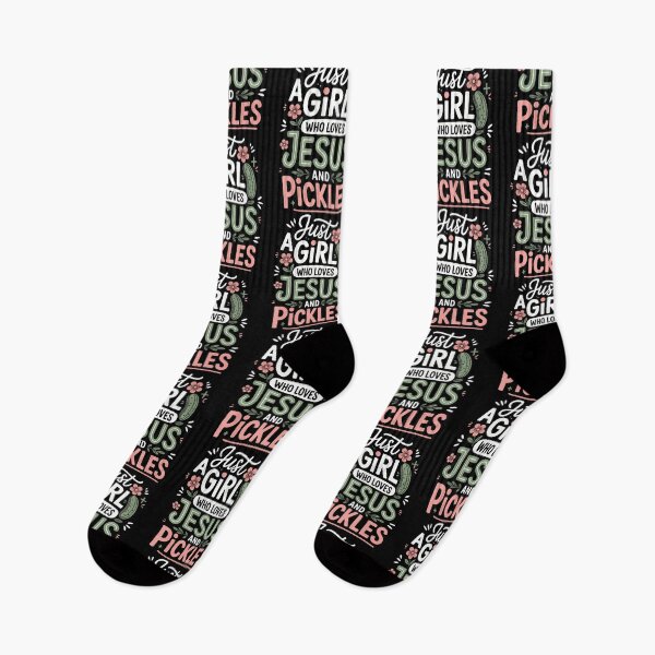 Item preview, Just A Girl Who Loves Jesus And Pickles designed and sold by EricaMaude1.