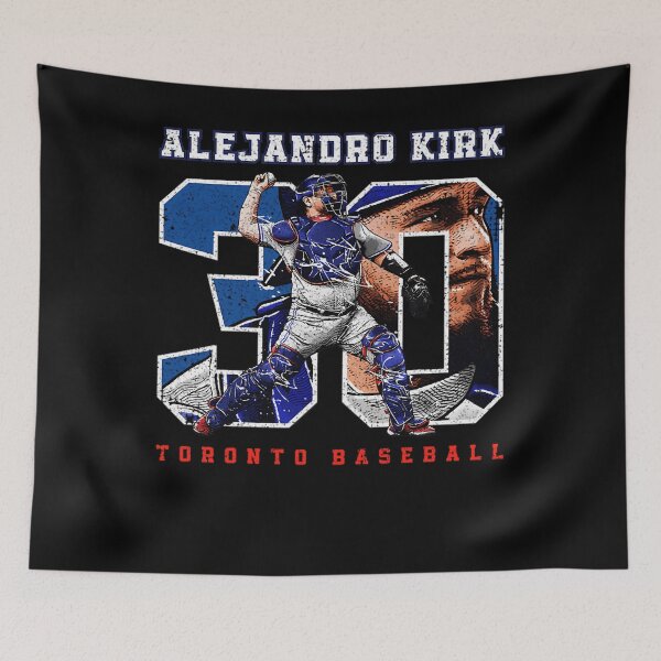 Item preview, Number And Portrait Alejandro Kirk Toronto Mlbpa Baseball designed and sold by MyrtieDicki.
