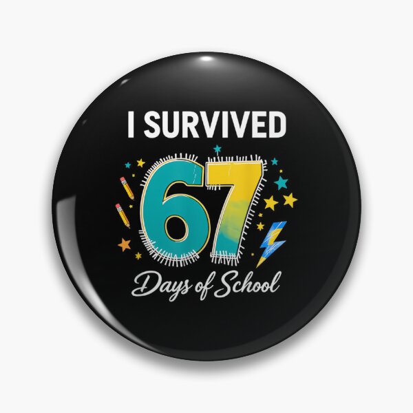 Item preview, Survived of School 67 67 Funny Days I Teacher Classic Student Meme designed and sold by SteveSaccoro.