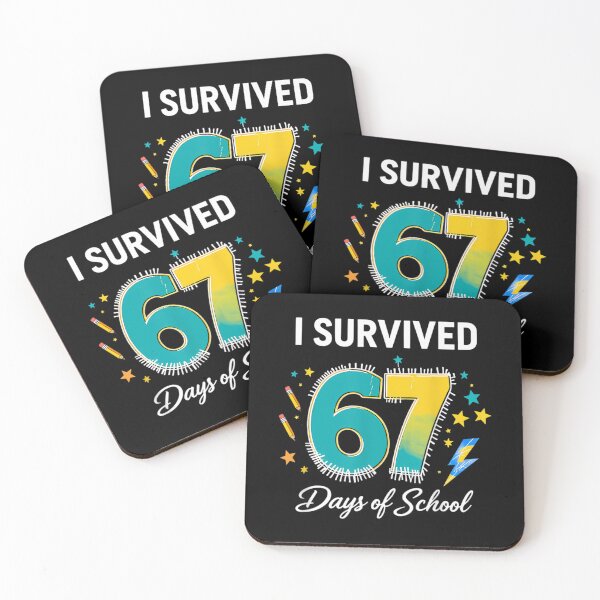 Item preview, Survived of School 67 67 Funny Days I Teacher Classic Student Meme designed and sold by SteveSaccoro.