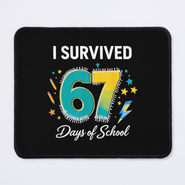 Item preview, Survived of School 67 67 Funny Days I Teacher Classic Student Meme designed and sold by SteveSaccoro.