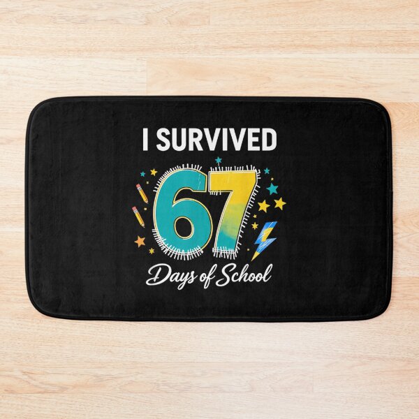 Item preview, Survived of School 67 67 Funny Days I Teacher Classic Student Meme designed and sold by SteveSaccoro.