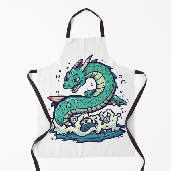 Item preview, Giant sea snake circling a surfboard designed and sold by TMAShop.