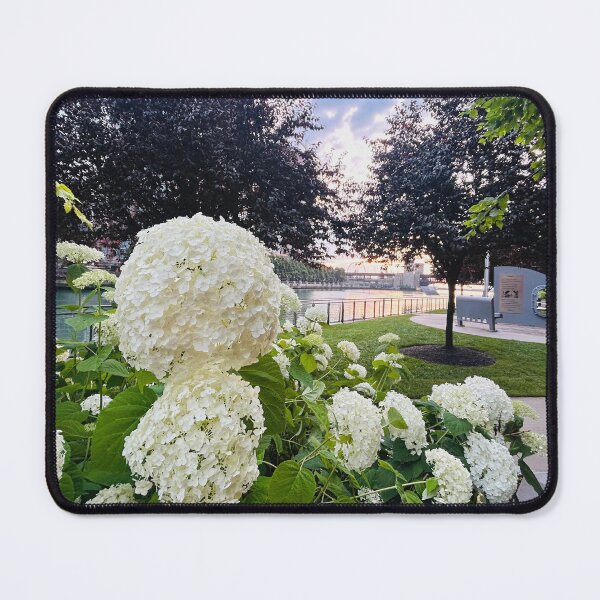 Item preview, Riverwalk sunrise by US Navy Submarine Memorial designed and sold by vasi imagery.