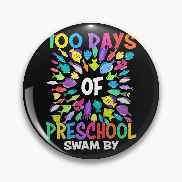 Item preview,  100 Days Of Preschool Swam By Fish 100th designed and sold by EntroRhim.