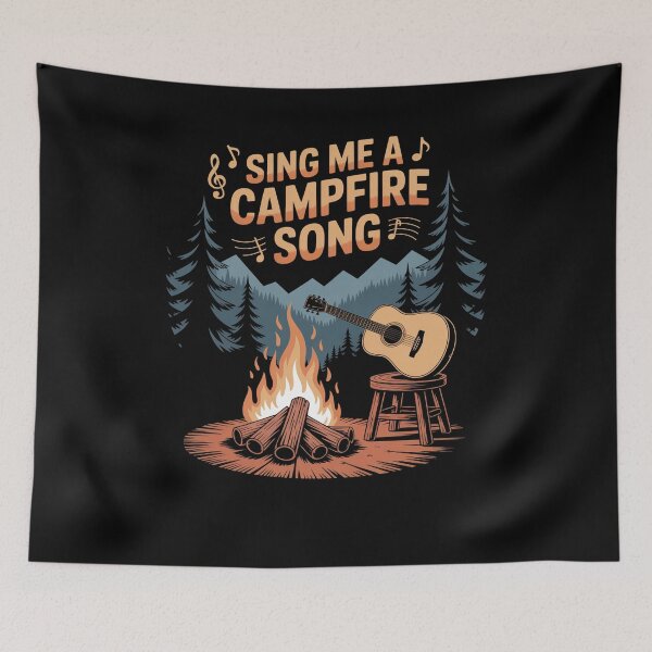 Item preview, Sing Campfire Song Music Nature Adventure designed and sold by SiegridOffical.