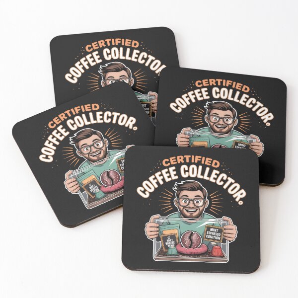 Item preview, Certified Coffee Collector Funny Trading Card Design designed and sold by SplashTastic.