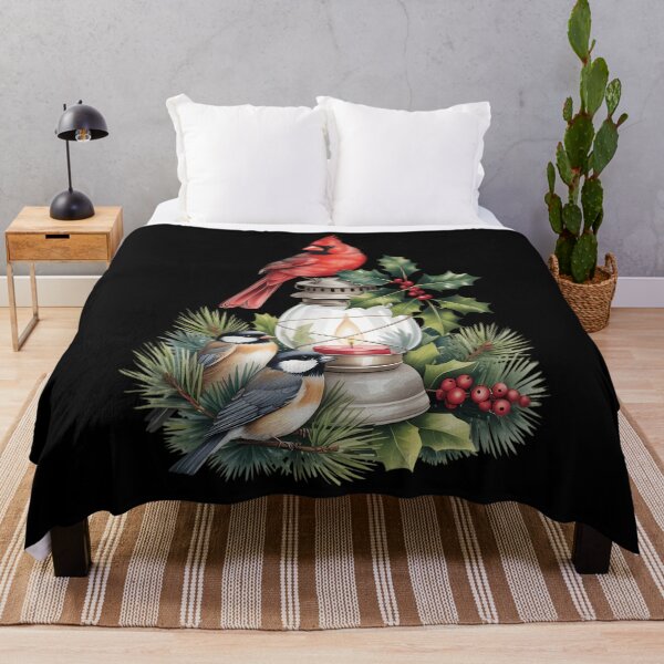 Item preview, Winter Birds Cardinal Chickadee Nuthatch Titmouse1 designed and sold by papertaless.
