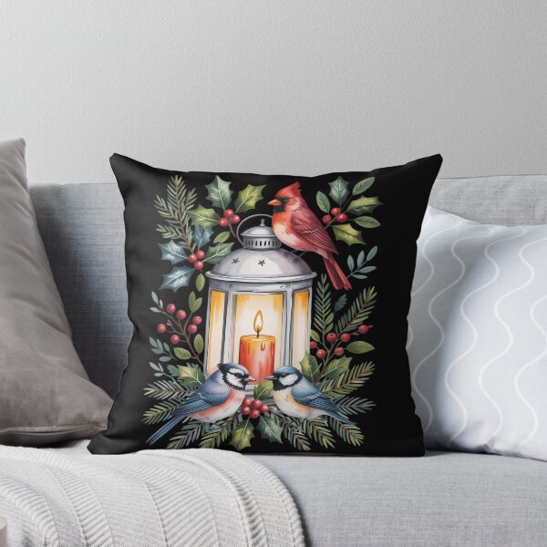 Item preview, Winter Birds Cardinal Chickadee Nuthatch Titmouse designed and sold by papertaless.