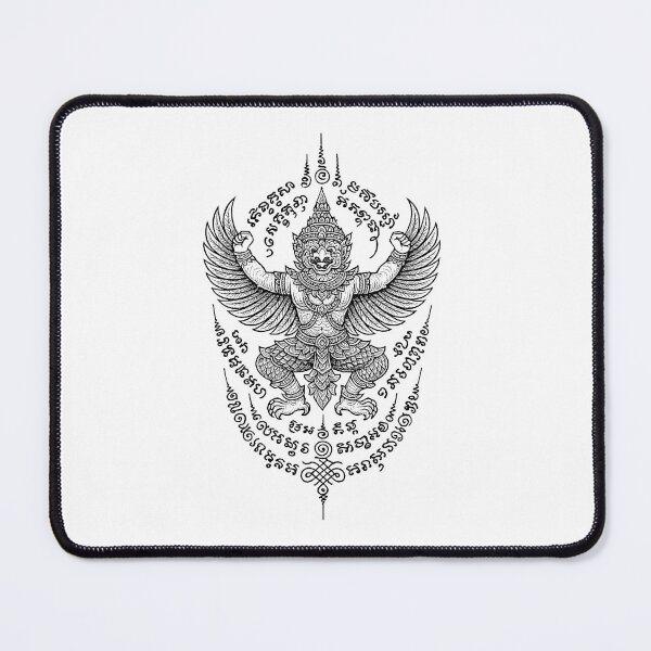 Item preview, Garuda Yantra – Sacred Thai Mythical Garuda Tattoo Design  designed and sold by Sksticker991.