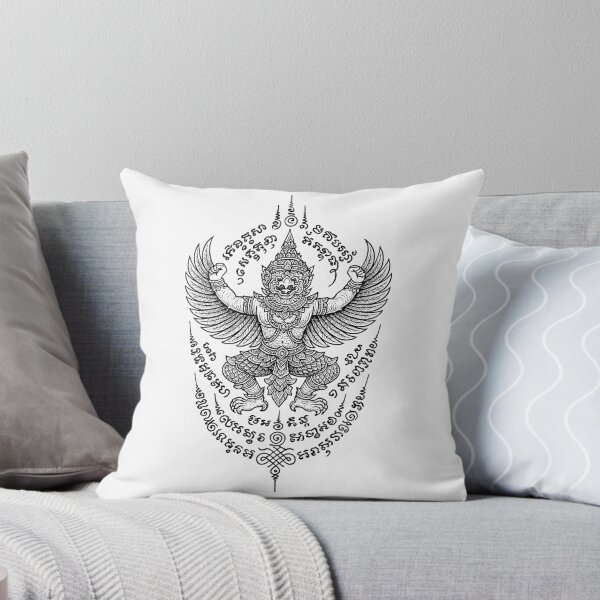 Item preview, Garuda Yantra – Sacred Thai Mythical Garuda Tattoo Design  designed and sold by Sksticker991.