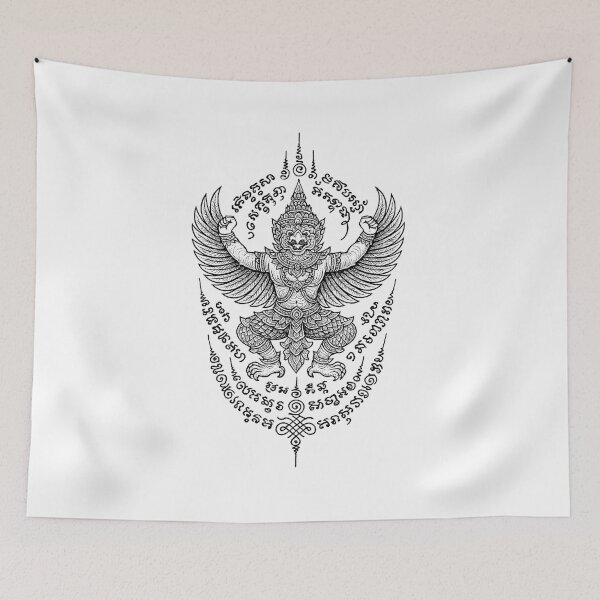 Item preview, Garuda Yantra – Sacred Thai Mythical Garuda Tattoo Design  designed and sold by Sksticker991.