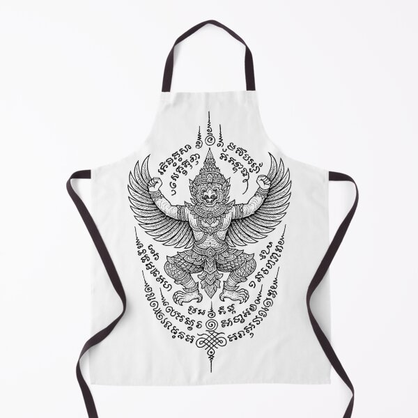 Item preview, Garuda Yantra – Sacred Thai Mythical Garuda Tattoo Design designed and sold by Sksticker991.
