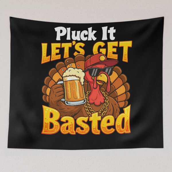 Item preview, Happy Holiday Thanksgiving Quote Vintage Get Pluck Lets Basted It designed and sold by HollyShabero.