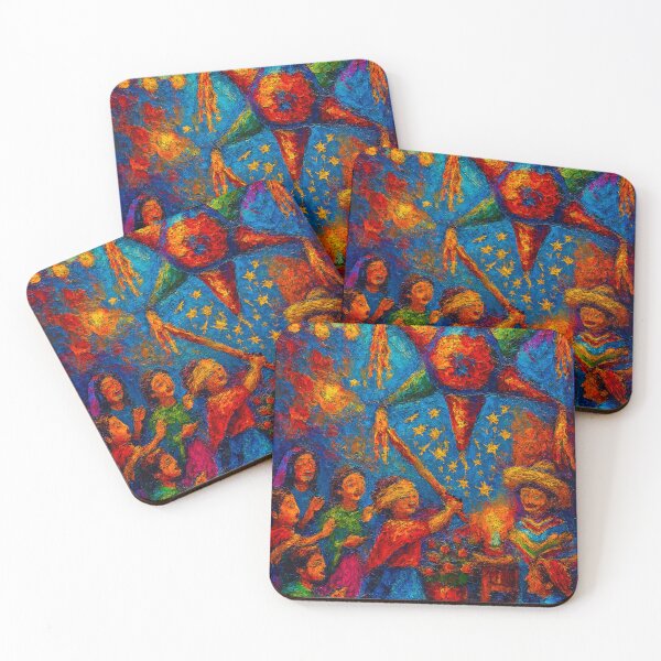 Item preview, Vibrant Mexican Inn - Impasto Piñata Party designed and sold by JonelleTshirts.