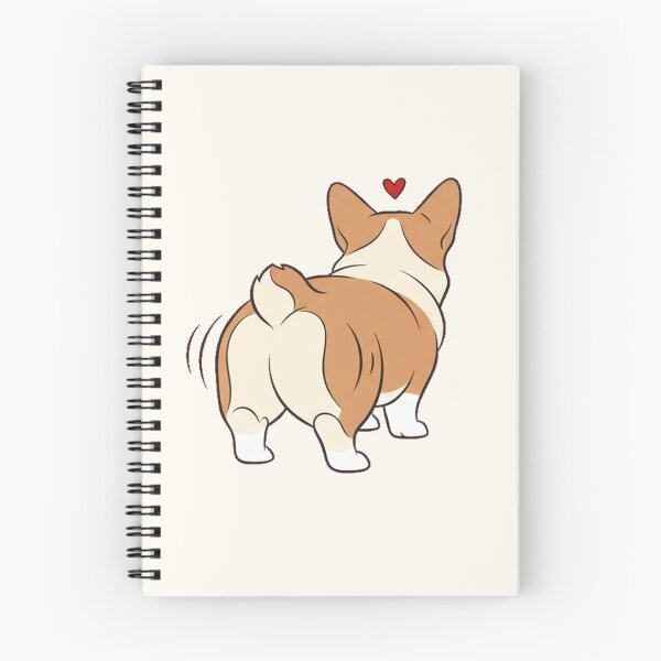 Item preview, Corgi Butt Wiggle Line Art Dog Lover Minimalist Cute Design designed and sold by Bratak.