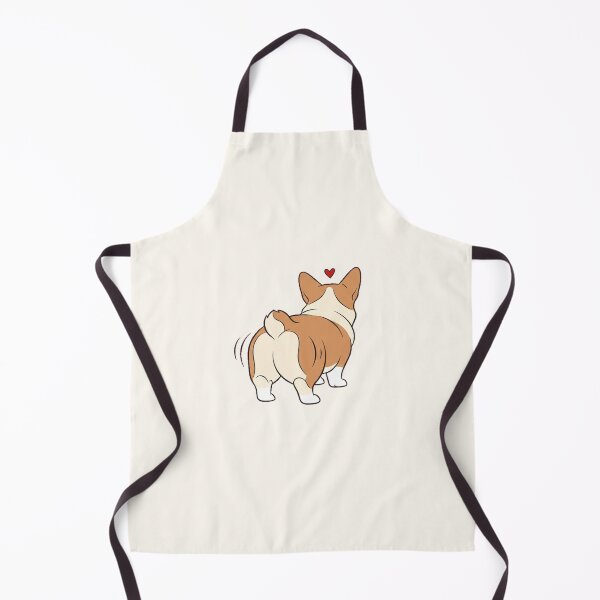 Item preview, Corgi Butt Wiggle Line Art Dog Lover Minimalist Cute Design designed and sold by Bratak.