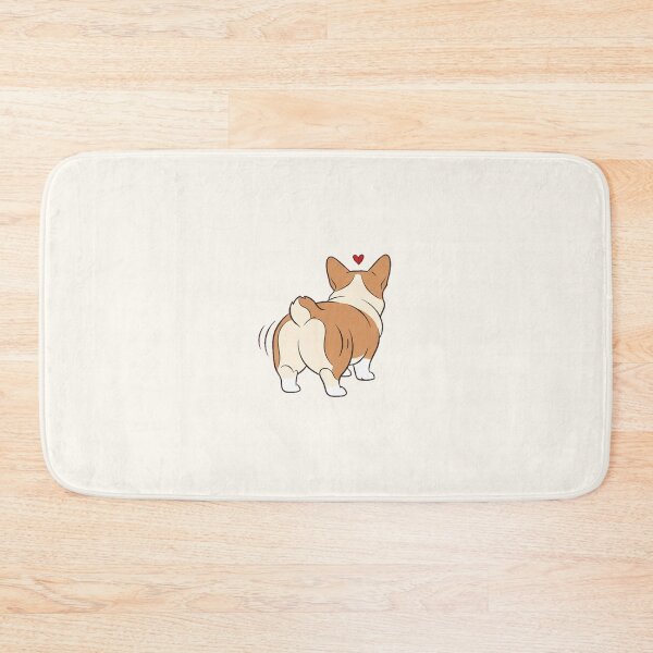 Item preview, Corgi Butt Wiggle Line Art Dog Lover Minimalist Cute Design designed and sold by Bratak.