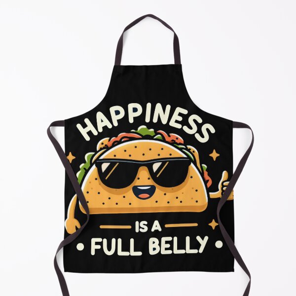 Item preview, Happiness Is A Full Belly designed and sold by Zatch-Bell.