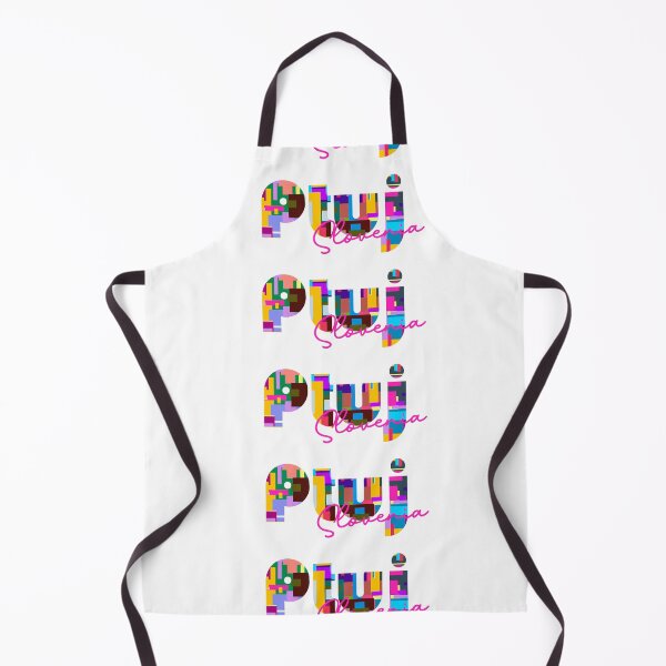 Item preview, Ptuj, Slovenia, Vibrant Abstract City Typography Art designed and sold by Wanderful-roads.