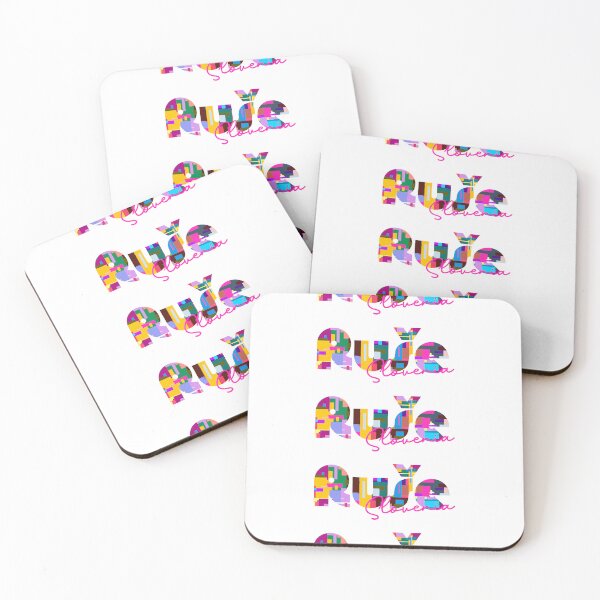 Item preview, Ruše, Slovenia, Vibrant Abstract City Typography Art designed and sold by Wanderful-roads.