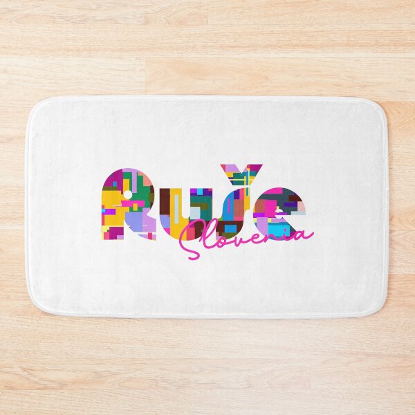 Item preview, Ruše, Slovenia, Vibrant Abstract City Typography Art designed and sold by Wanderful-roads.