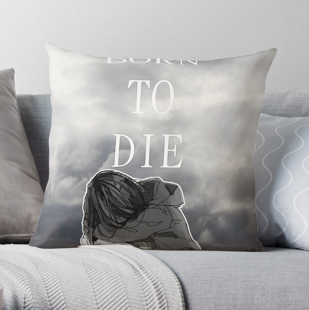 HUMAN TRASH - EDGY GRUNGE GOTH AESTHETIC Throw Pillow for Sale by