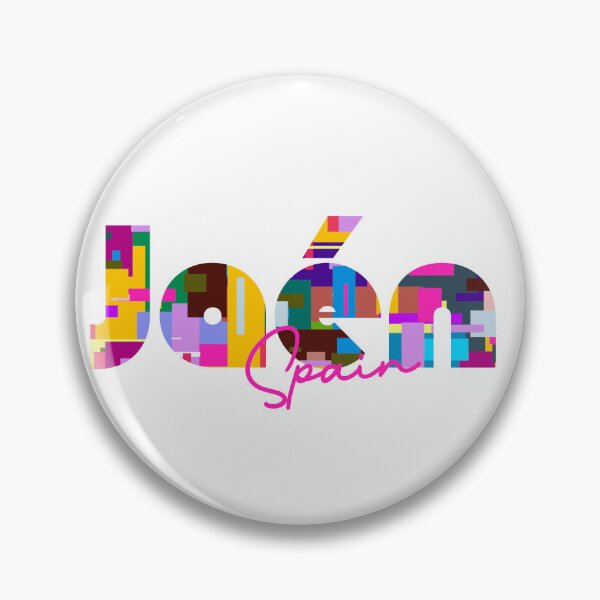 Item preview, Jaén, Spain, Vibrant Abstract City Typography Art designed and sold by Wanderful-roads.