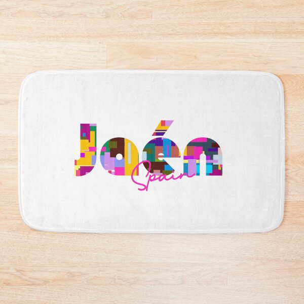 Item preview, Jaén, Spain, Vibrant Abstract City Typography Art designed and sold by Wanderful-roads.