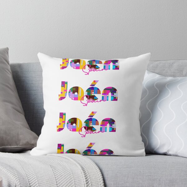Item preview, Jaén, Spain, Vibrant Abstract City Typography Art designed and sold by Wanderful-roads.