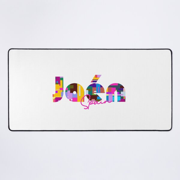 Item preview, Jaén, Spain, Vibrant Abstract City Typography Art designed and sold by Wanderful-roads.