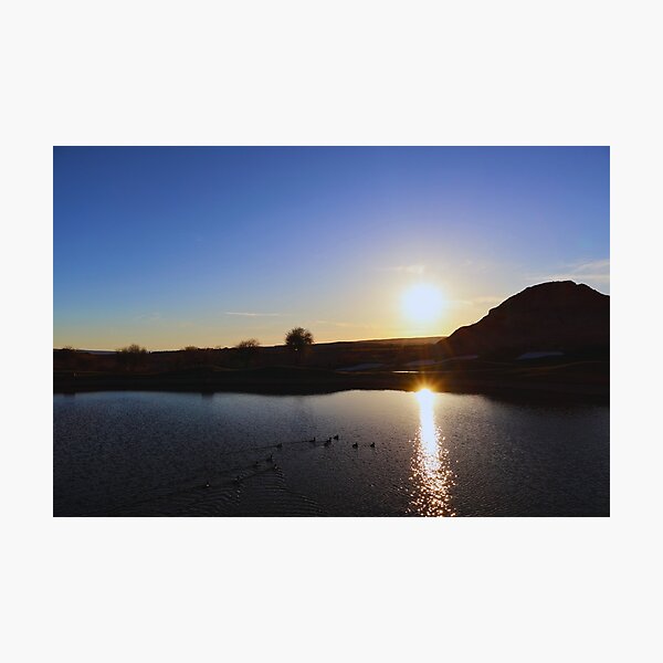 Item preview, Serene Lake and Sunset designed and sold by Phakade's Photos.