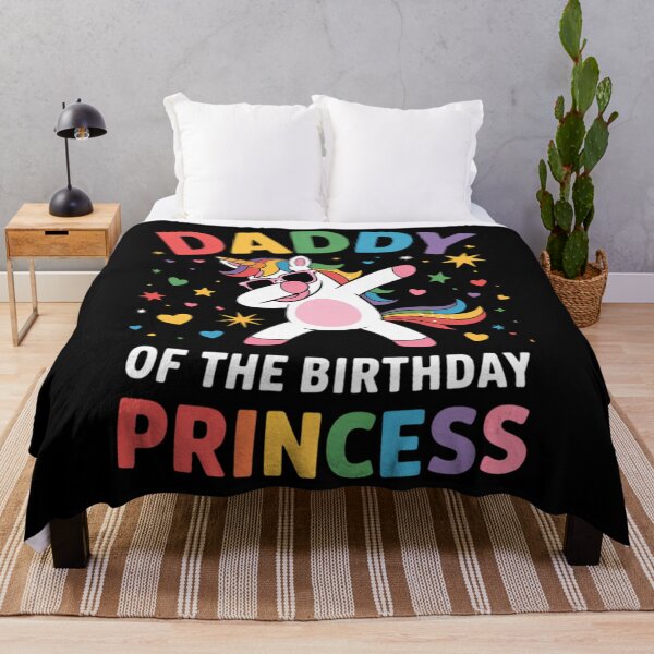 Item preview, Daddy of the Birthday Princess Girl Dabbing Unicorn Dad designed and sold by papertaless.