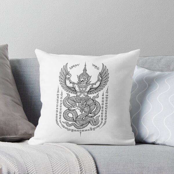 Item preview, Garuda Subduing Naga Sacred Yantra Design designed and sold by Sksticker991.