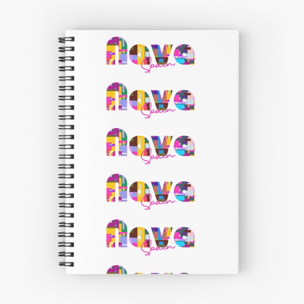 Item preview, Nava, Spain, Vibrant Abstract City Typography Art designed and sold by Wanderful-roads.